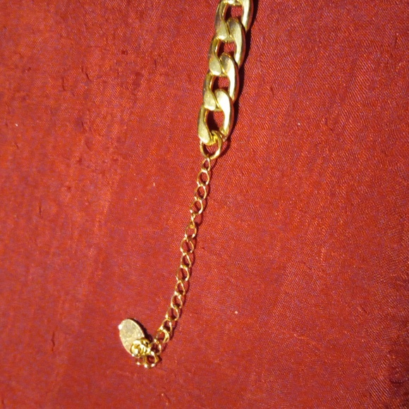 Gold tone crystal encrusted bracelet by Claire's - Picture 3 of 4